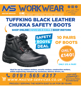 SAFETY BOOTS DEAL 10 FOR £140 TUFFKING CHUKKA 9038